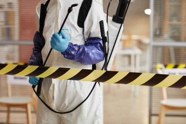 Professional Biohazard Cleanup technician working in Johnson City, NY